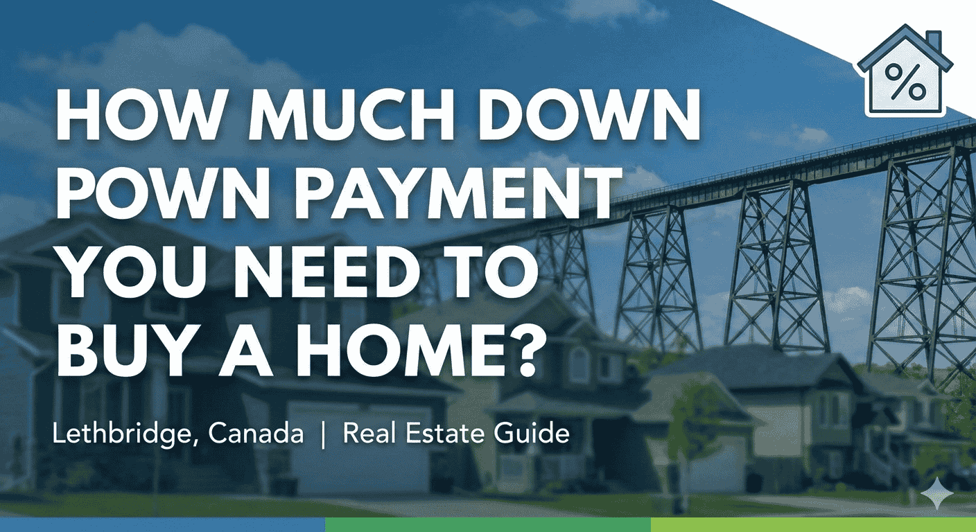 How much down payment do you need to buy a home in lethbridge?